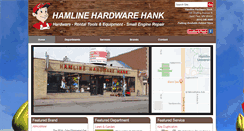 Desktop Screenshot of hamlinehardwarehank.com